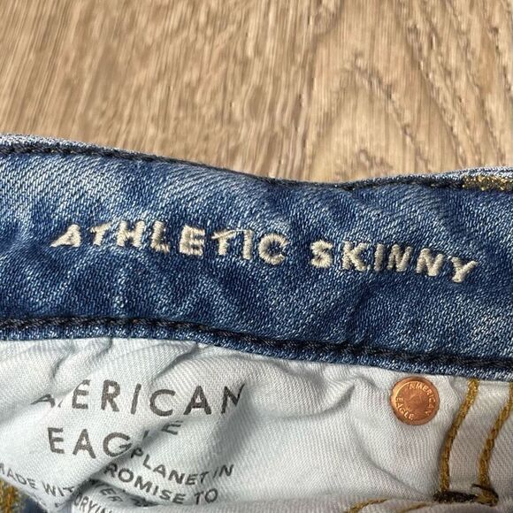 American Eagle Jeans Athletic Skinny Mens 29x32 (Measures 30x30) - Picture 6 of 9
